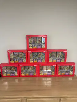 (Best Deal on EBay) pokemon 151 Scarlet and Violet 4 pack mini tin lot x8 - Image 1