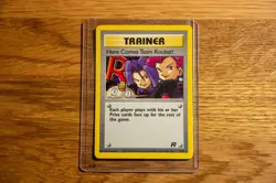 Here Comes Team Rocket! 15/82 Holo Rare Team Rocket Unlimited - Vintage Pokemon - Image 1
