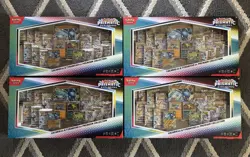 Pokemon Prismatic Evolutions Lucario & Tyranitar Premium Collection (Lot Of 4) - Image 1