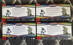Pokemon Prismatic Evolutions Lucario & Tyranitar Premium Collection (Lot Of 4) - Image 2