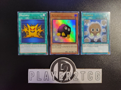 Yugioh | 1x Kuriboh Ultra Rare, 1x Detonate Ultra Rare, & 1x Multiply Common - Image 1
