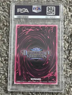 2001 YU-GI-Oh! Japanese Promo Dark Magician Girl DDM Blue Ultimate Rare psa 8 - Image 2
