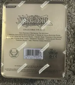 Yugioh 2012 Prophecy Destroyer Tin Factory Sealed - Image 2