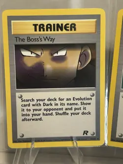 POKEMON BASE SET/GYM/JUNGLE TRAINER 10-CARD LOT INCLUDES BOSS'S WAY AND POKEDEX - Image 2