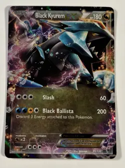 Black Kyurem EX - 95/135 - Pokemon Plasma Storm Black & White Ultra Rare Card MP - Image 1