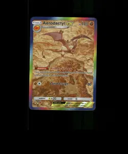 HOLO Aerodactyl Card Aerodactyl Pokemon Card READ DESCRIPTION BELOW p1 - Image 1