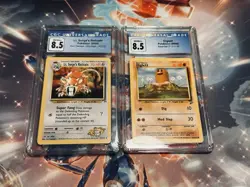 Lot Of 2 Pokemon CGC Graded Cards - Image 1
