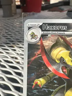 Haxorus Illustration Rare SV: Black Bolt 147/086 Pokemon TCG Card MINT Condition - Image 2