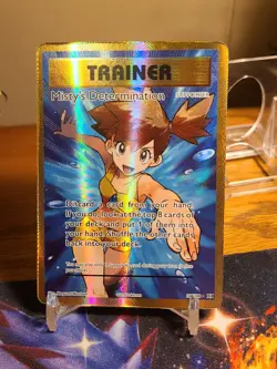 Pokemon Evolutions Full Art Ultra Rare TCG Card Misty's Determination 108/108 - Image 1