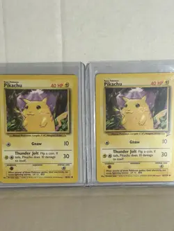 POKEMON BASE SET/BASE SET 2 AND JUNGLE PIKACHU 4-CARD LOT - Image 3