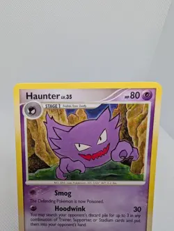 Haunter 40/100 2008 Stormfront Pokemon Card TCG Nintendo Baba Art Uncommon - LP - Image 2