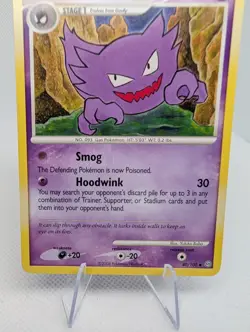 Haunter 40/100 2008 Stormfront Pokemon Card TCG Nintendo Baba Art Uncommon - LP - Image 3