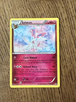 Sylveon 72/111 Pokemon TCG XY Furious Fists Card 2014 - Image 1