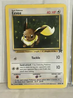 POKEMON TEAM ROCKET EEVEE 2-CARD LOT ENGLISH - Image 2