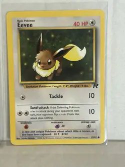 POKEMON TEAM ROCKET EEVEE 2-CARD LOT ENGLISH - Image 3
