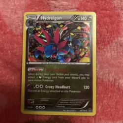 Pokemon TCG Hydreigon Cosmos Holo Rare Card 74/119 XY Phantom Forces - Image 1