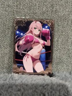 GODDESS STORY MR #013/100 ZEROTWO DARLING IN THE FRANXX METAL ANIME CARD - Image 1