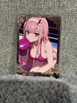 GODDESS STORY MR #013/100 ZEROTWO DARLING IN THE FRANXX METAL ANIME CARD - Image 2