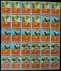 lot 30 Charizard Charmander Charmeleon Chinese Pokemon Card - Image 1