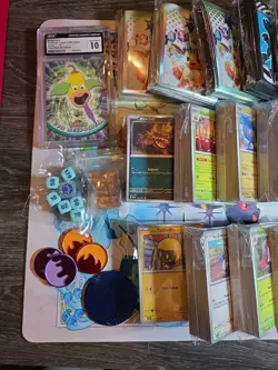 Pokemon Card Lot IR Ex Vintage Accessories Card Sleeves PSA Graded Vintage Bulk - Image 3