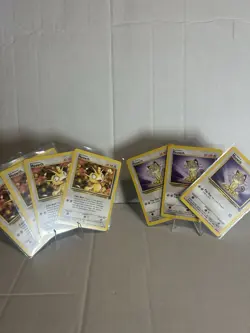 Pokemon MEOWTH JUNGLE And TEAM ROCKET 7 CARD LOT - Image 1