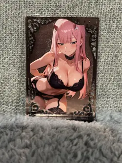 GODDESS STORY MXR #037/100 ZEROTWO DARLING IN THE FRANXX METAL ANIME CARD - Image 2