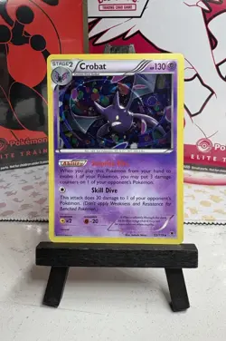 Crobat Cosmos Holo Rare 33/119 XY Phantom Forces NM Pokemon Card - Image 1