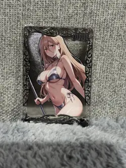 GODDESS STORY MSR #025/100 POWER CHAINSAW MAN METAL ANIME WAIFU CARD - Image 1