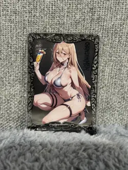 GODDESS STORY MSR #025/100 POWER CHAINSAW MAN METAL ANIME WAIFU CARD - Image 2