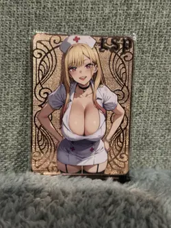 GODDESS STORY LSP #003/200 KITAGAWA MARIN METAL ANIME WAIFU CARD - Image 1