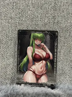 GODDESS STORY MXR #017/200 METAL ANIME WAIFU CARD - Image 2