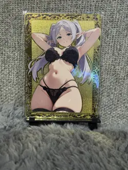 GODDESS STORYLSP #042/100 FRIEREN BEYOND JOURNEYS END METAL ANIME WAIFU CARD - Image 2