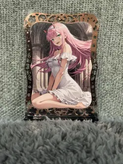 GODDESS STORY SP #046/100 ZEROTWO DARLING IN THE FRANXX METAL ANIME CARD - Image 2