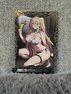 GODDESS STORY MSR #026/100 POWER CHAINSAW MAN METAL ANIME WAIFU CARD - Image 2