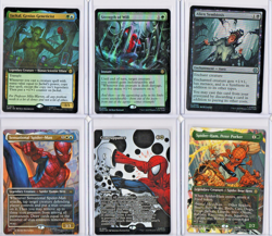 Spider Man Magic The Gathering rare Card Lot 10 Cards -5 Foil and 5 Regular - Image 1