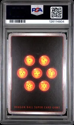 2025 DRAGON BALL SUPER CARD GAME FUSION WORLD MANGA BOOSTER 01 VEGETA PSA 10 - Image 2