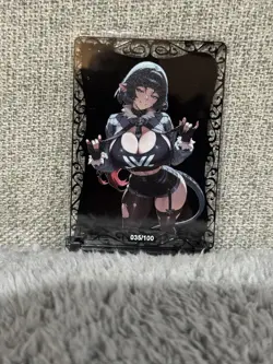 GODDESS STORY MXR #035/100 ZENLESS ZONE ZERO METAL ANIME WAIFU CARD - Image 2