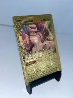 Palkia VStar Metal Gold Shiny Card- Gold Foil Pokemon Card Fan Art Display - Image 4