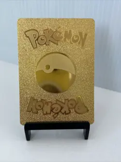Arceus & Dialga & Palkia GX Gold Toned Foil Pokemon Card Fan Art Display Card - Image 3