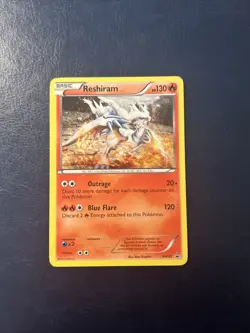 Pokemon TCG Reshiram Black Star Promos Holo Card BW23 - Image 1