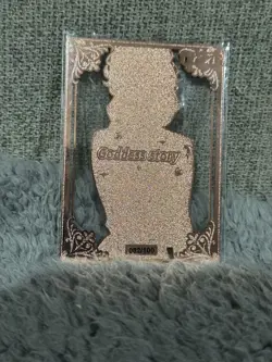 GODDESS STORY LSP #082/100 ELSA FROZEN GOLD METAL ANIME CARD - Image 2