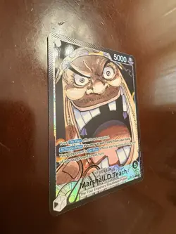 One Piece Card Game TCG Marshall D. Teach OP09-081 Alt Art Leader English - Image 2