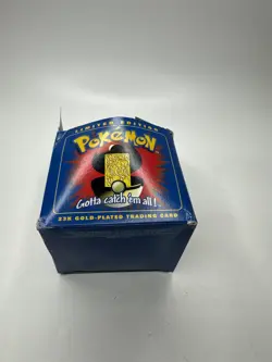EMPTY BOX for Pokemon 23K Gold-Plated Trading Card Charizard *BOX ONLY* - Image 4