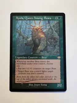 Ayula, Queen Among Bears - ETCHED FOIL RETRO FRAME - MTG Modern Horizons - NM - Image 1