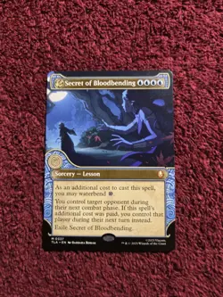 MTG Secret Of Bloodbending 0337 Regular Borderless Avatar The Last Air Bender - Image 1