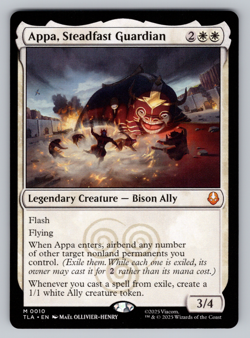 Appa, Steadfast Guardian - MTG Avatar: The Last Airbender TLA - Image 1