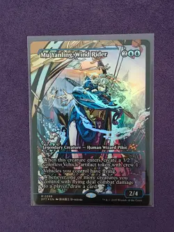 MTG Mu Yanling, Wind Rider (Showcase) Aetherdrift Foil - Image 1
