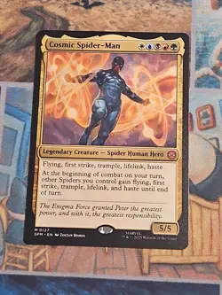 MTG Cosmic Spider-Man, NM-Mint, English Marvel's Spider-Man Mythic Non Foil - Image 1