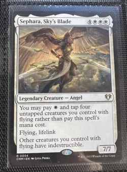 Sephara, Sky's Blade #54 (NM) Commander Masters CMM Magic MTG pack fresh - Image 1