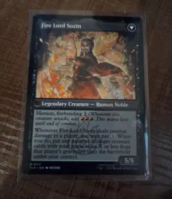 MtG TCG: Avatar TLA, The Rise of Sozin Fire Lord Sozin #0117 Mythic - Image 2